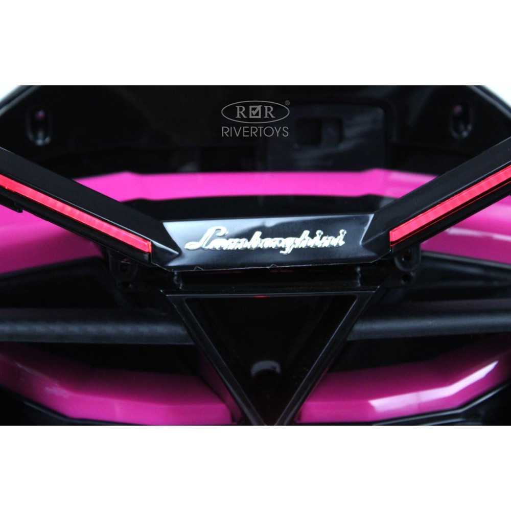 Детская машина Lamborghini GT (HL528) розовый с пультом, на резиновых колесах