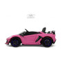 Детский электромобиль Lamborghini Aventador SVJ (A111MP) розовый