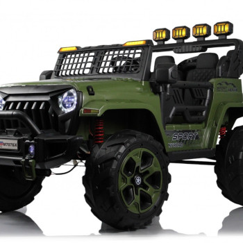 Электромобиль Jeep М707БХ зеленый