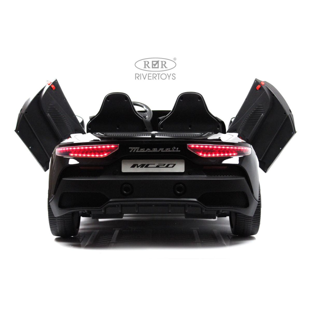 Двухместный электромобиль Maserati MC20 (P111PP) черный глянец