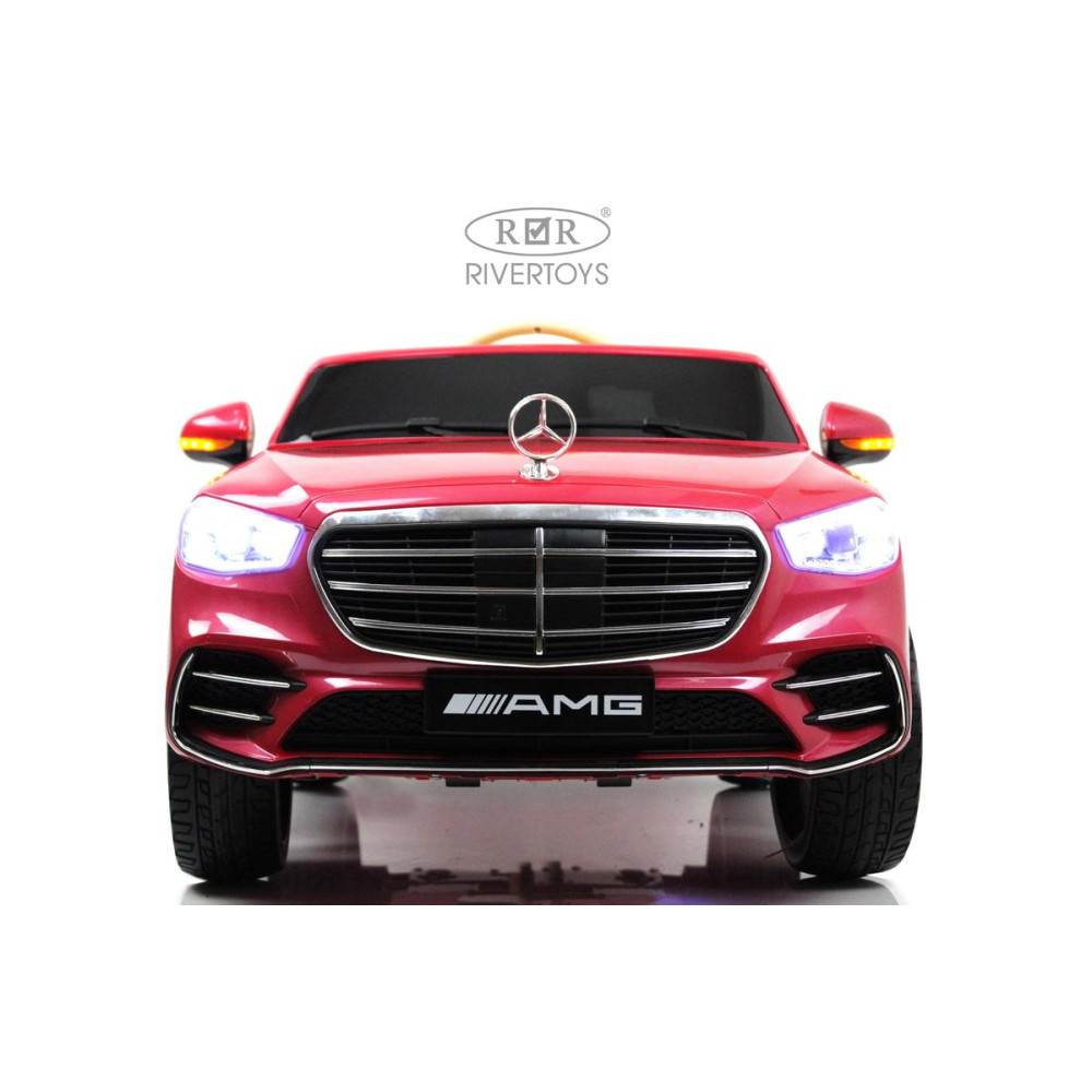 Детский электромобиль Mercedes-Benz М333БХ розовый глянец