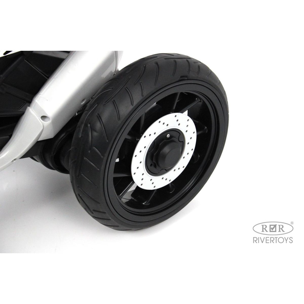 Детский электротрицикл Z333ZZ белый