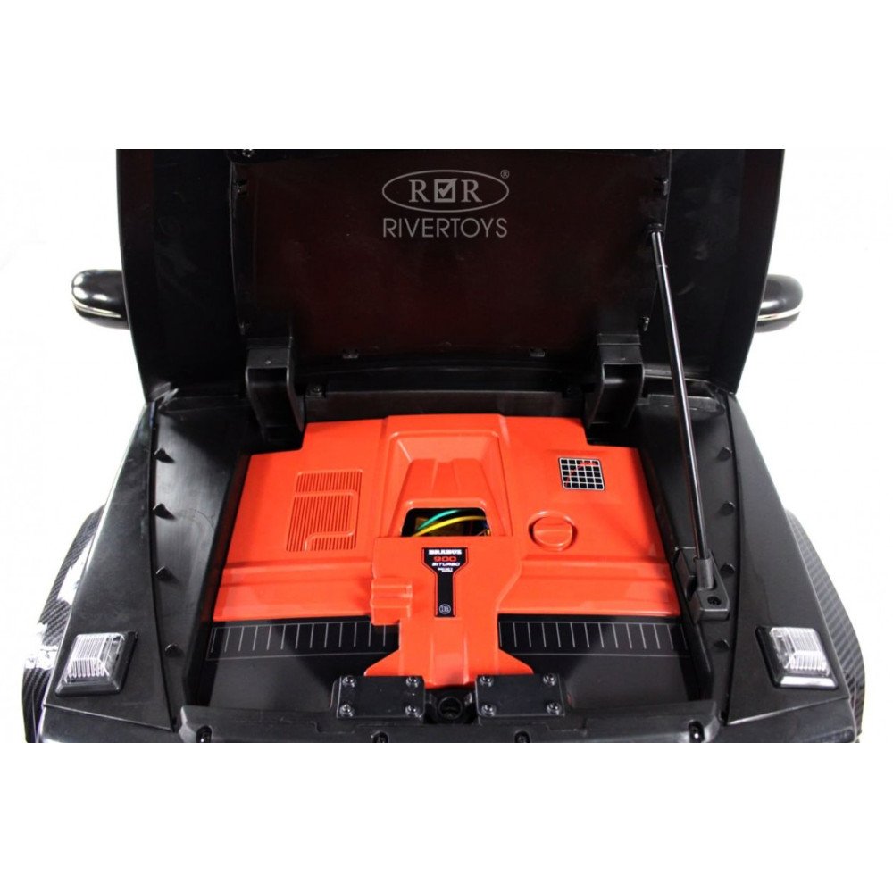 Детский джип Brabus Z777ZZ черный, скорость 11 км/ч