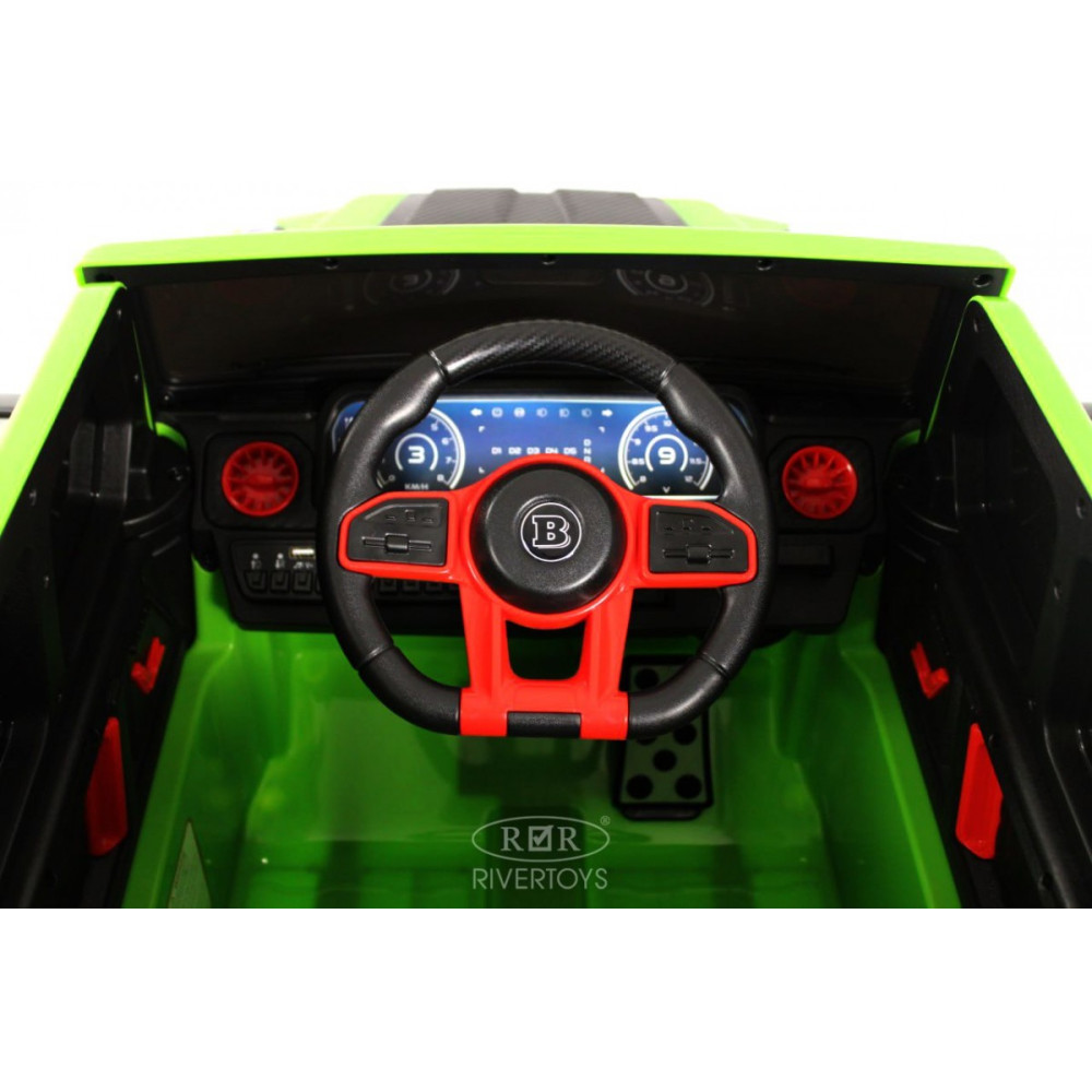 Детский электромобиль Mercedes-Benz Brabus Z999ZZ зеленый