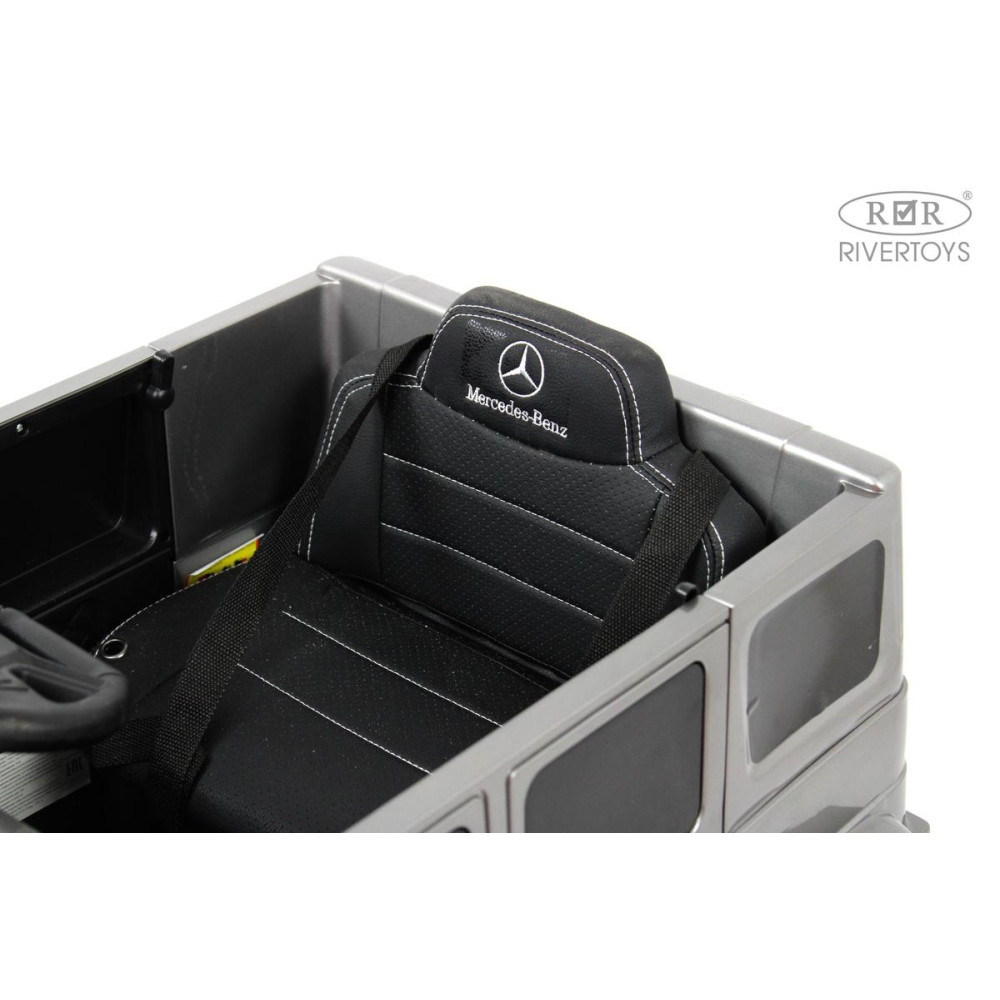 Детский электромобиль Mercedes-AMG G63 (G222GG) серый глянец