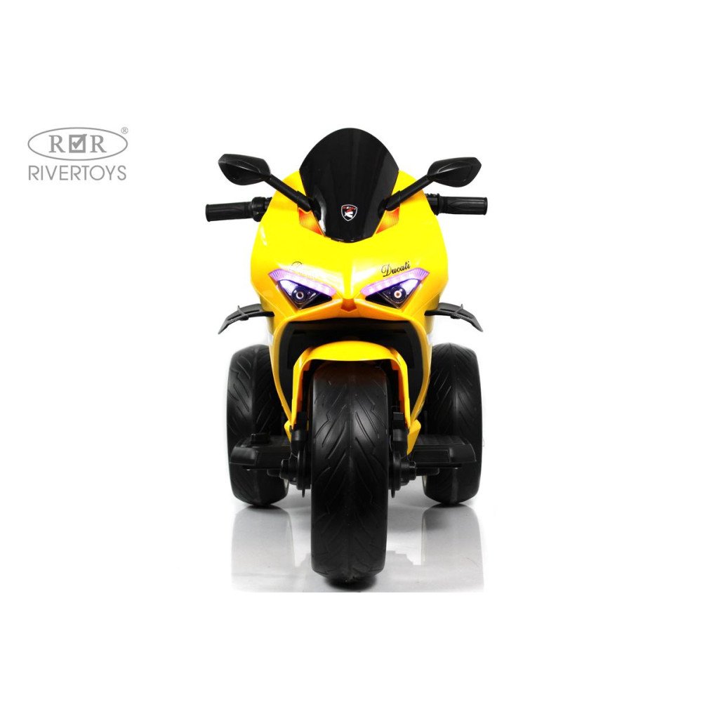 Детский электромотоцикл М777БХ желтый