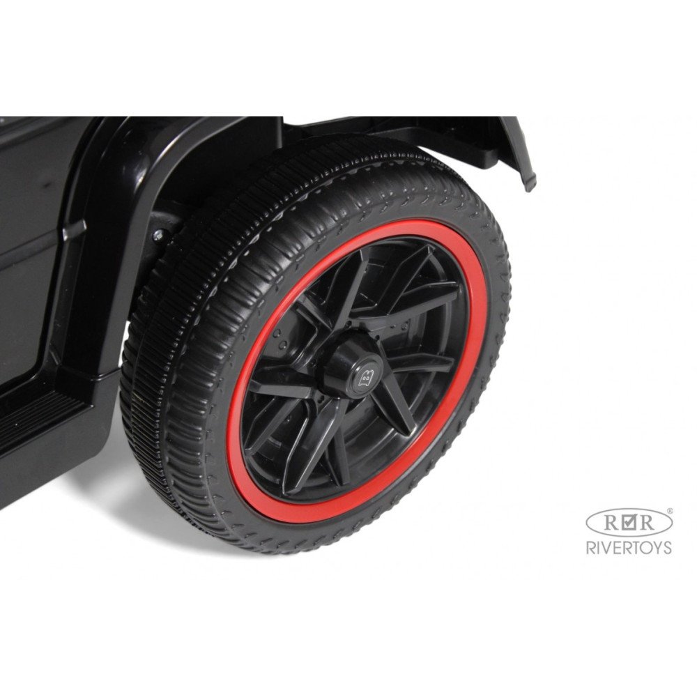 Детский электромобиль Z111VO черный (RiverToys)