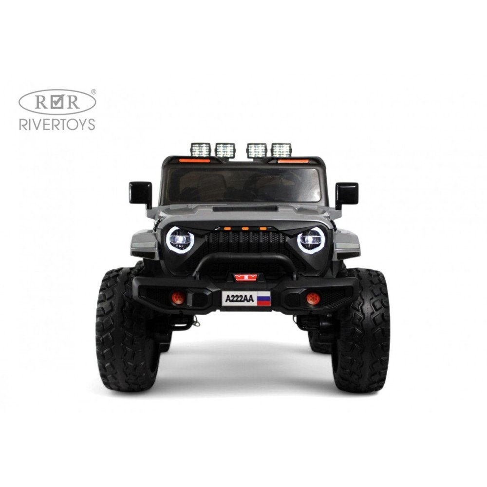 Детский электромобиль Jeep A222AA серый