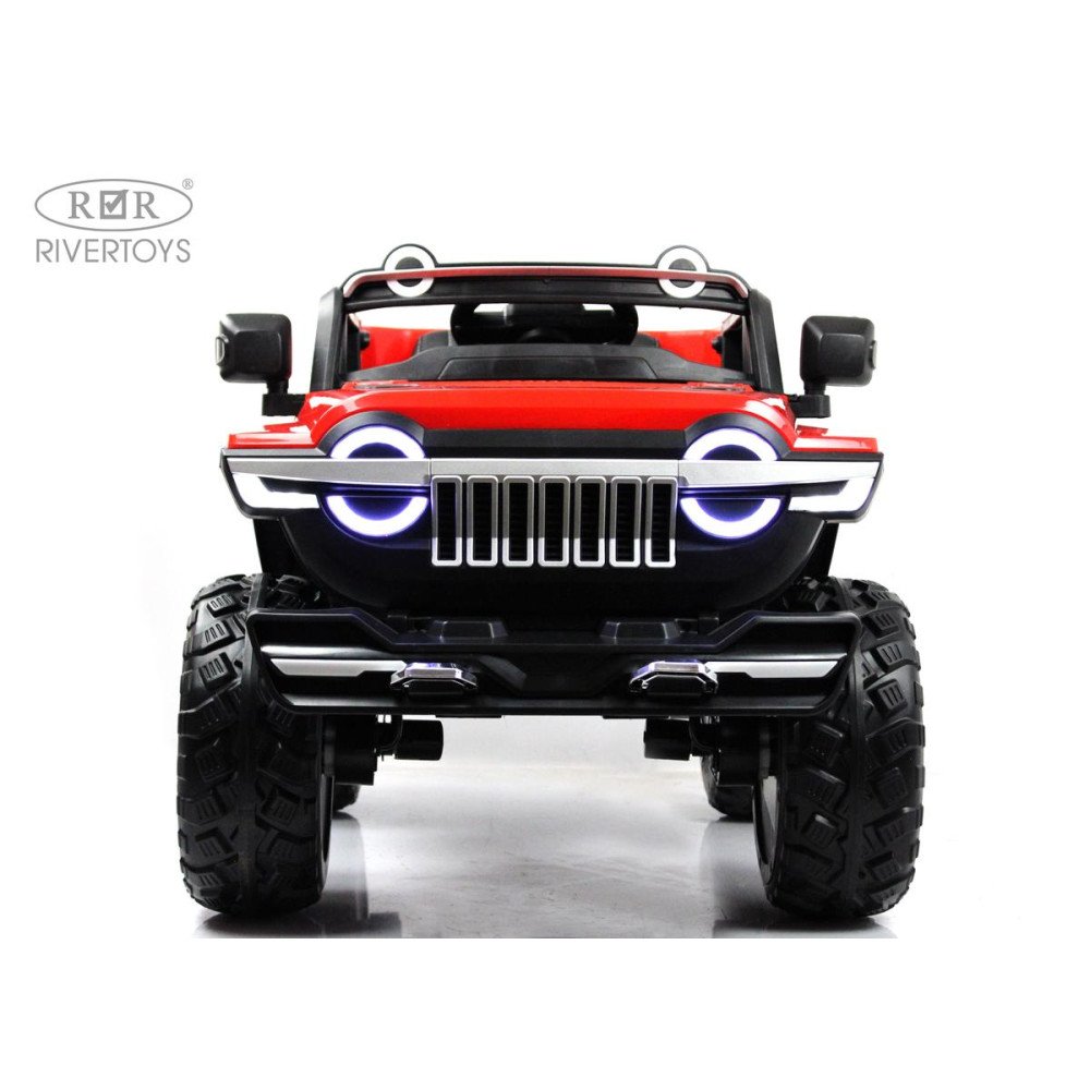 Детская машина Jeep М222БХ красная