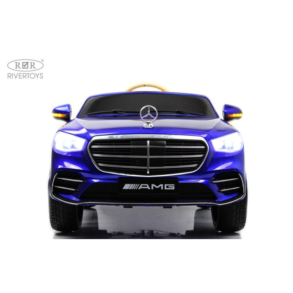 Детская машина Mercedes-Benz М333БХ синий глянец, полный привод