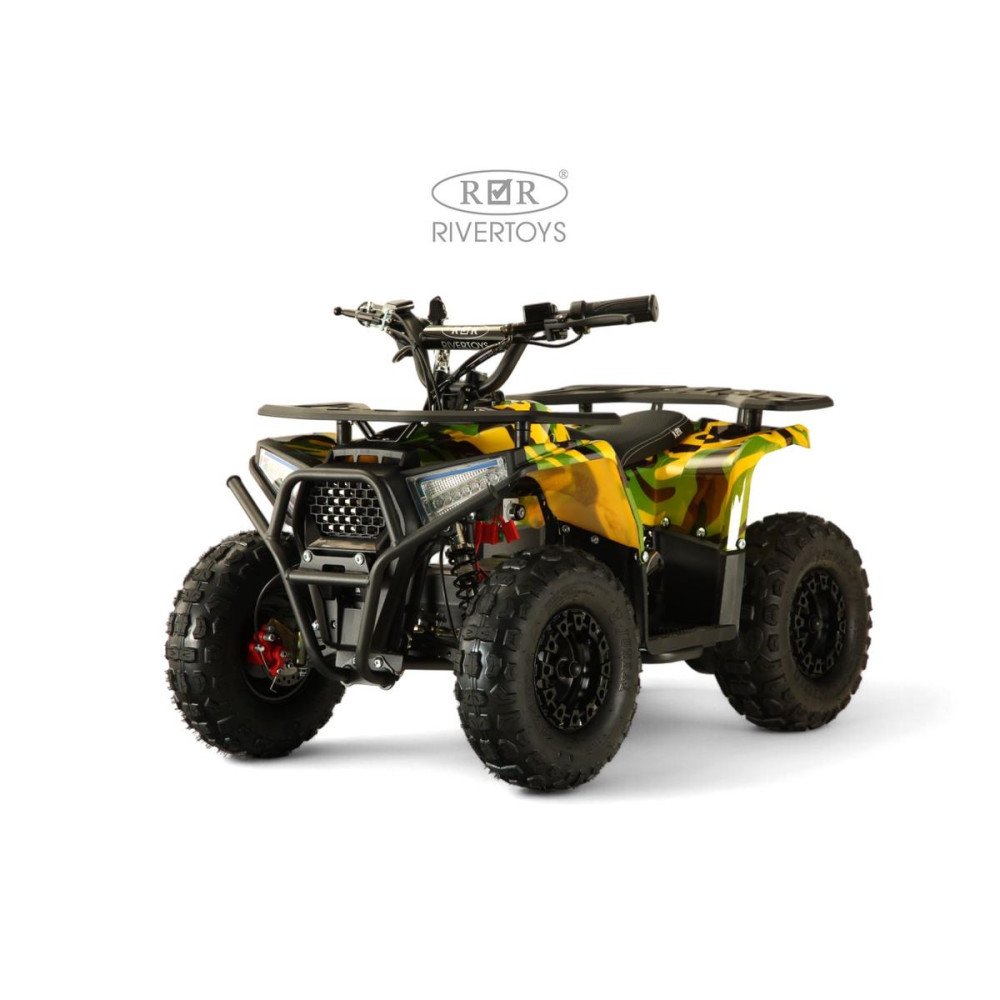 Скоростной электроквадроцикл MIKA LUX желтый камуфляж