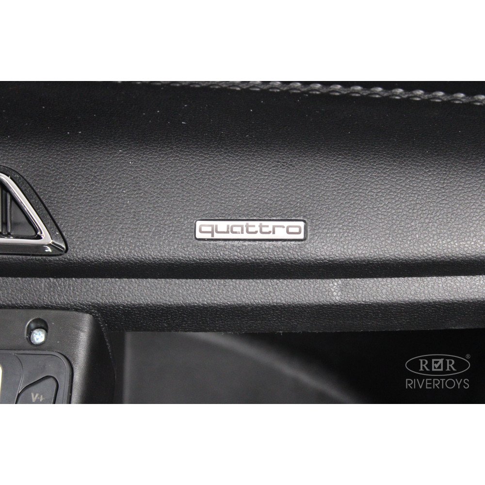 Электромобиль AUDI R8 (M333MM) серый, большой и мощный