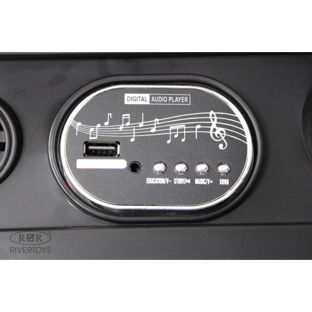 Детская машина Jeep Rubicon X004XX черный глянец