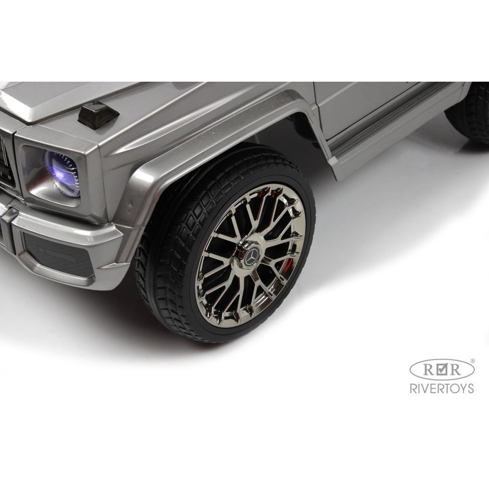 Детский электромобиль Mercedes-AMG G63 (G222GG) серый глянец
