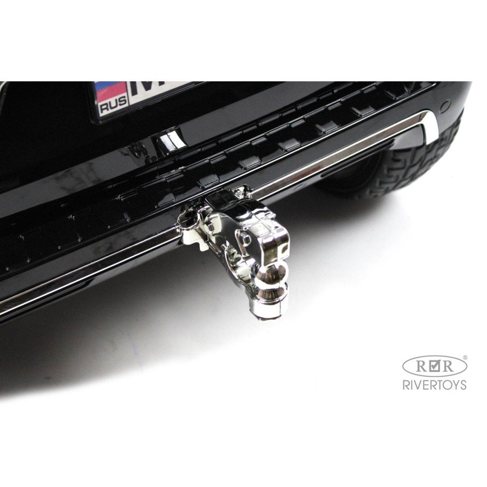 Детский электромобиль Toyota Land Cruiser М555БХ черный глянец