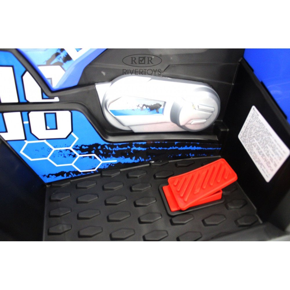 Детский квадроцикл K001AM синий, 4WD