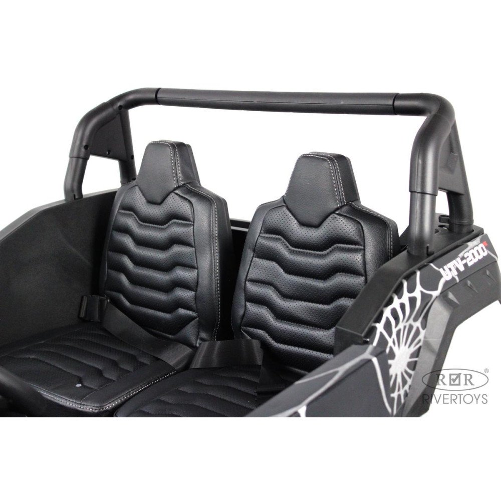 Мощный детский электромобиль Buggy M222MM черный Spider
