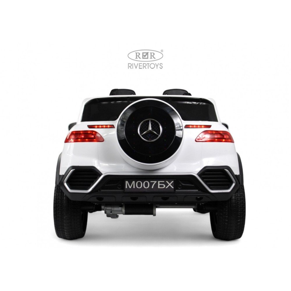 Детский электромобиль Mercedes М007БХ белый, мотор 250Вт
