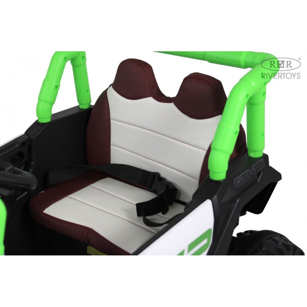 Детский электромобиль М303БХ зеленый (RiverToys)