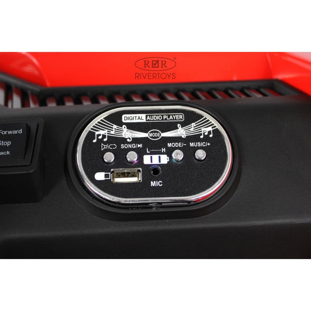 Детский электромобиль самосвал K111AM красный