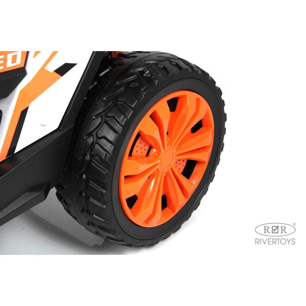 Детский электромобиль багги F888FF-A оранжевый