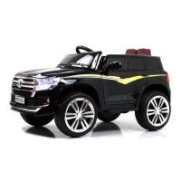 Детский электромобиль Toyota Land Cruiser М555БХ черный глянец
