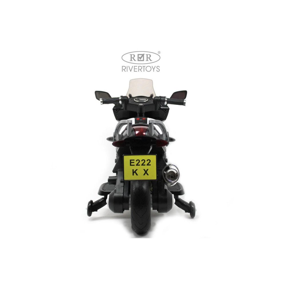 Детский электромотоцикл E222KX белый