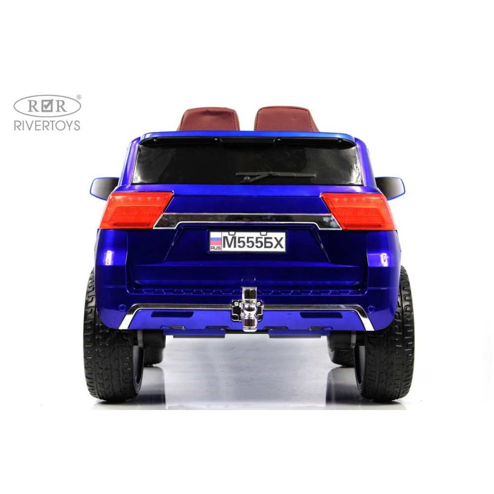 Детский электромобиль Toyota Land Cruiser М555БХ синий глянец