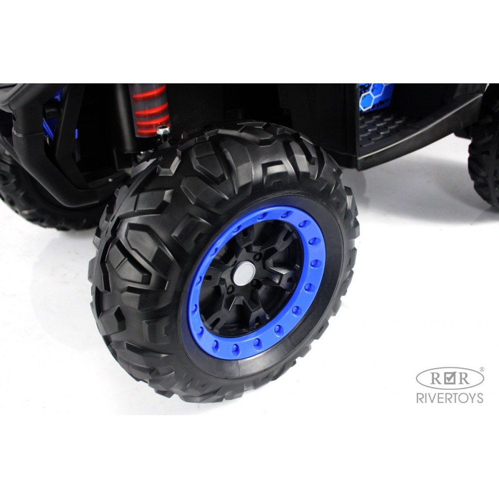 Детский квадроцикл K001AM синий, 4WD