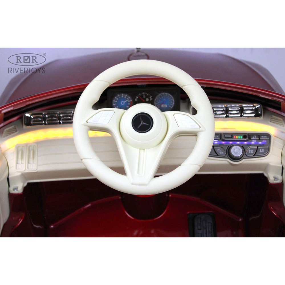 Электромобиль Mercedes-Benz М333БХ красный глянец