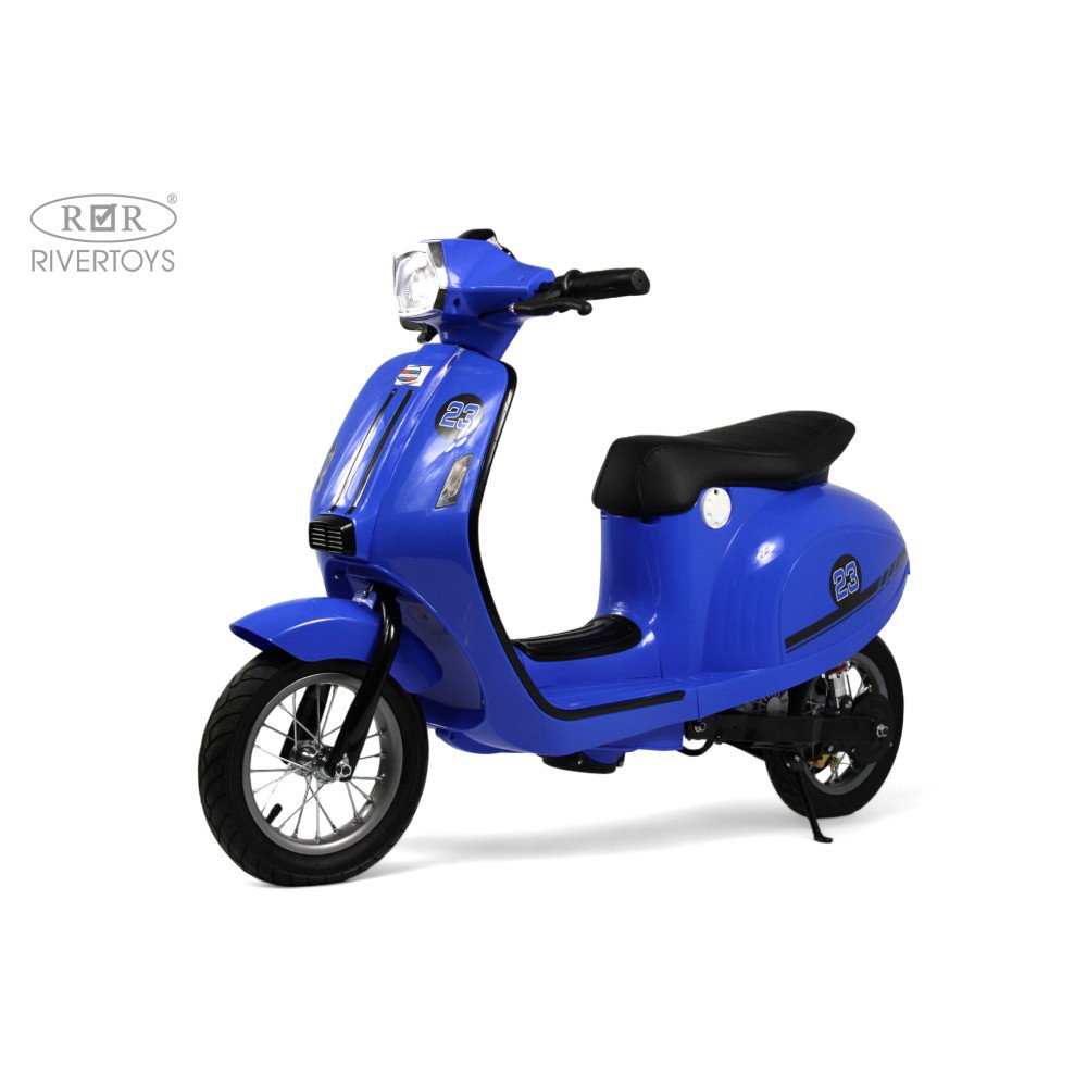 Детский электромотоцикл Vespa A111AA синий