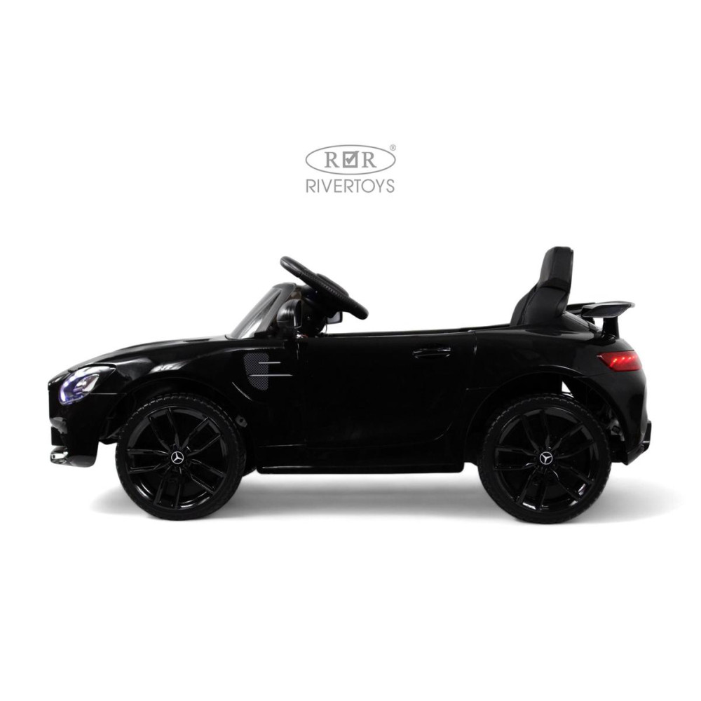 Детский Mercedes-Benz AMG GT X777XX черный глянец с пультом управления