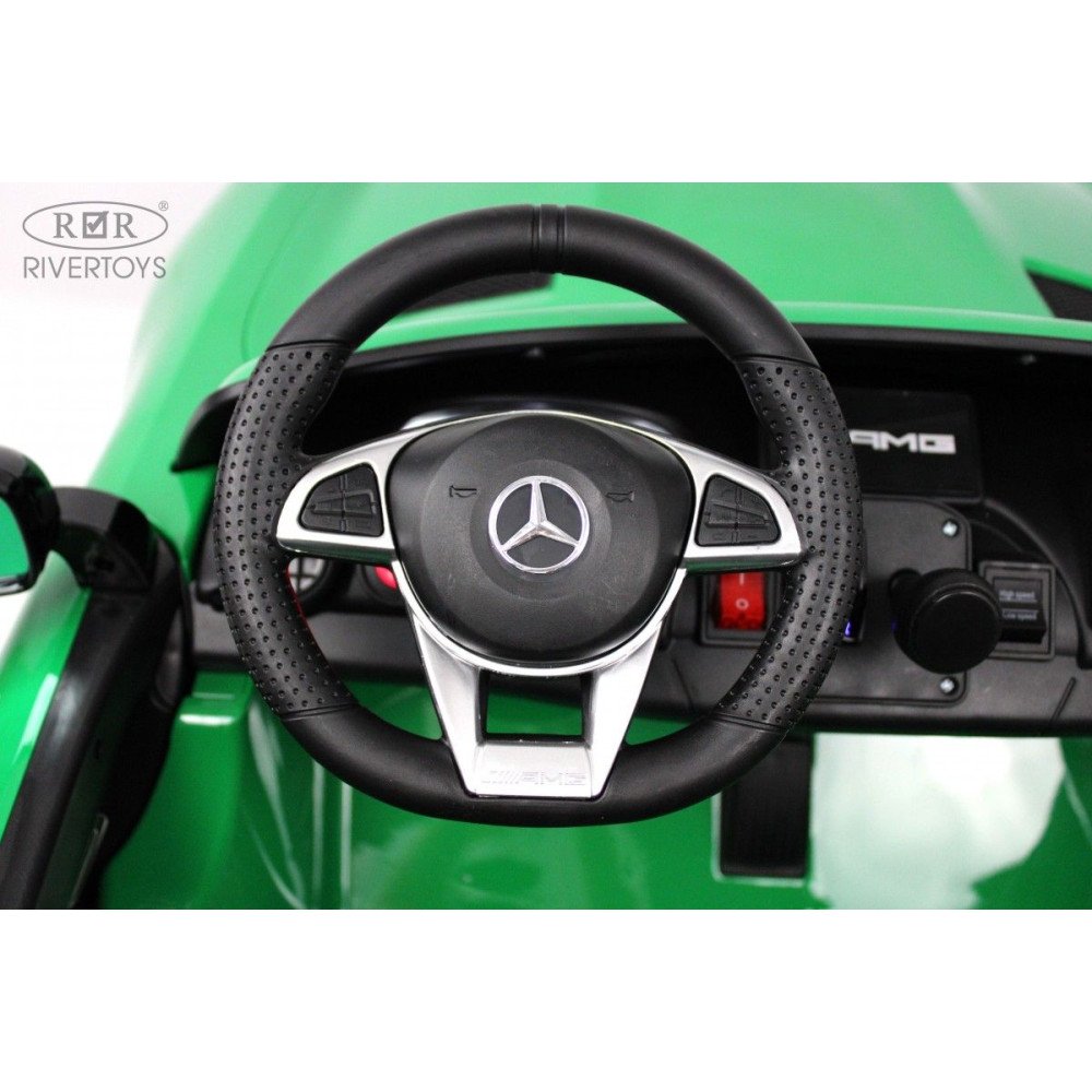 Детский электромобиль Mercedes-Benz GT-R (HL-289) зеленый глянец