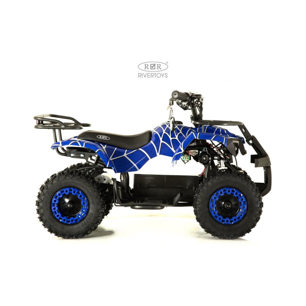 Детский электроквадроцикл TIKI синий Spider, скорость до 20 км/ч