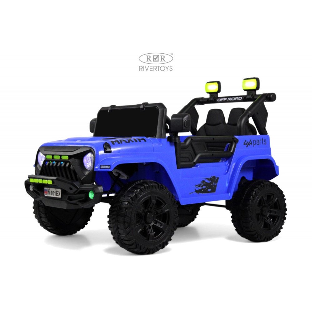 Детский электромобиль М101БХ синий (RiverToys)