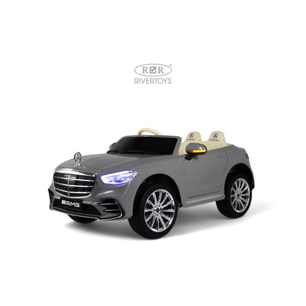 Детский электромобиль М333БХ 4WD серый