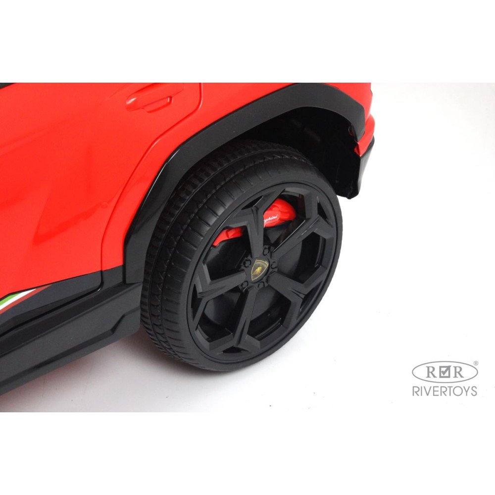 Детскиая машина Lamborghini Urus (E777EE) красная с пультом