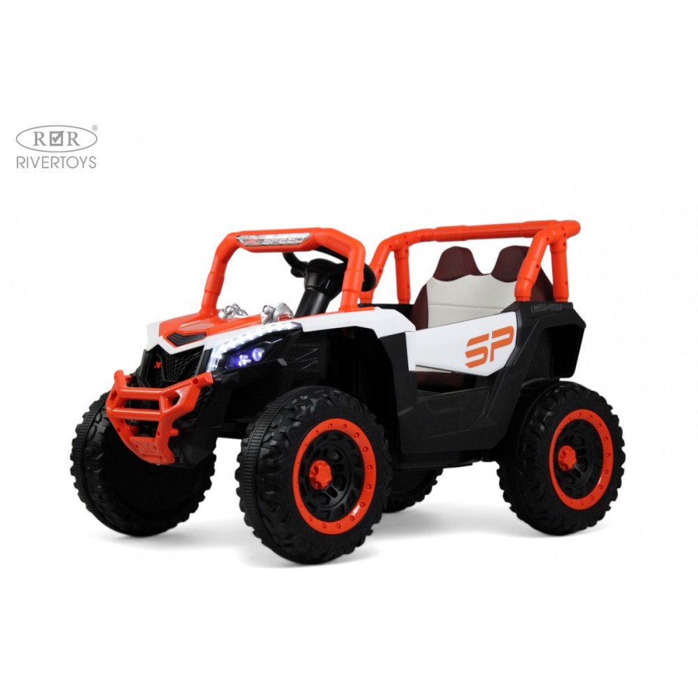 Детский электромобиль М303БХ оранжевый (RiverToys)