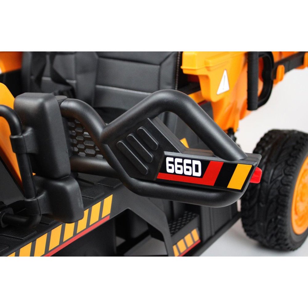 Электромобиль грузовик Car Truck C444CC оранжевый