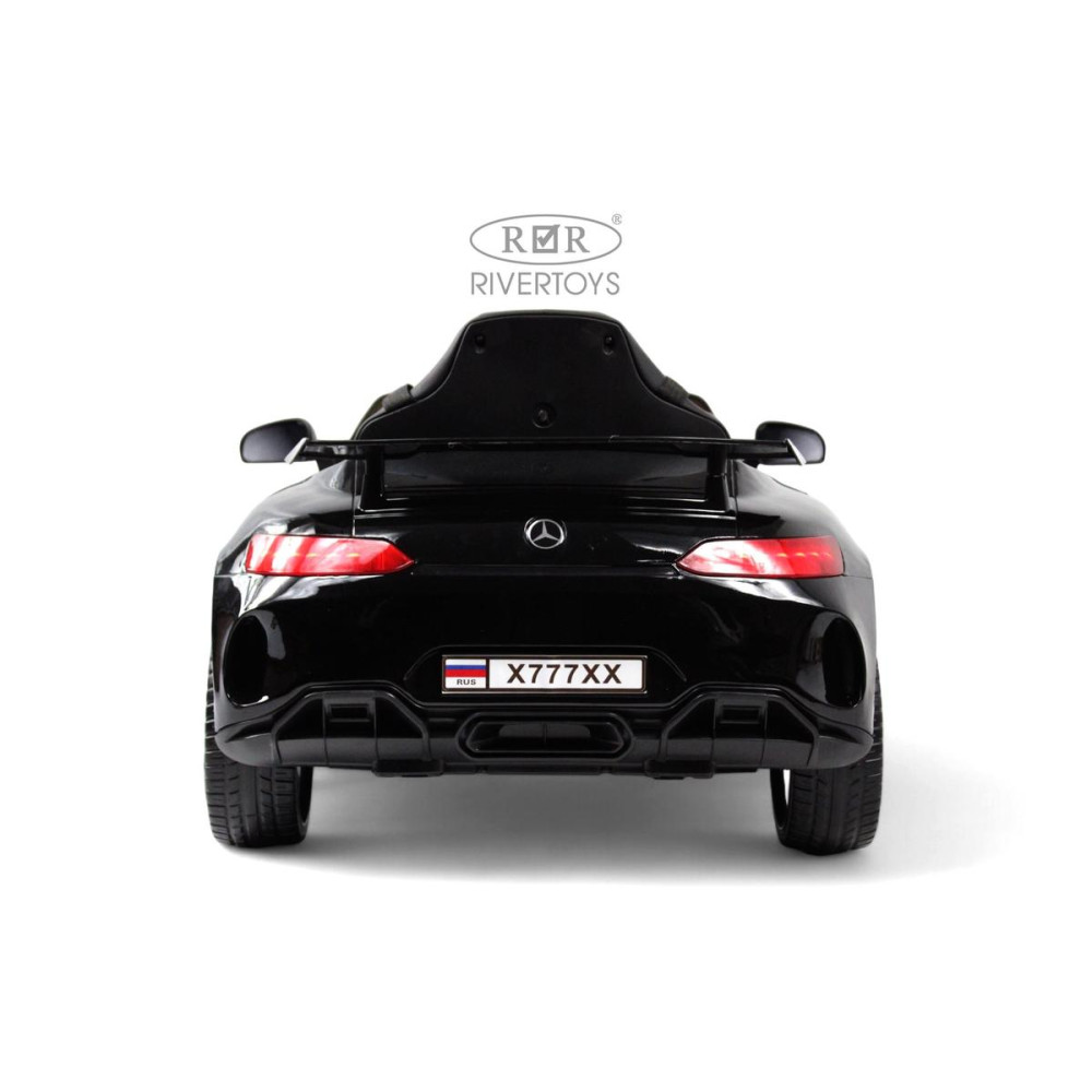 Детский Mercedes-Benz AMG GT X777XX черный глянец с пультом управления