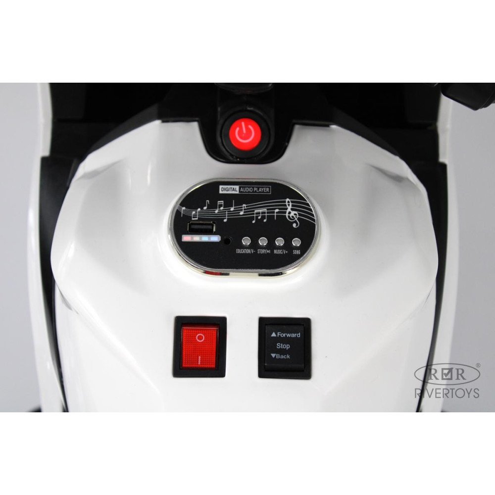 Детский электромотоцикл Ducati X003XX белый