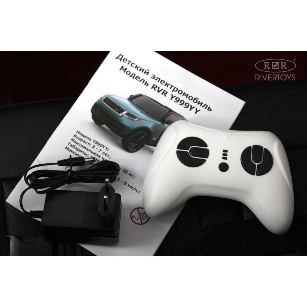 Детский электромобиль Range Rover Y999YY черный глянец