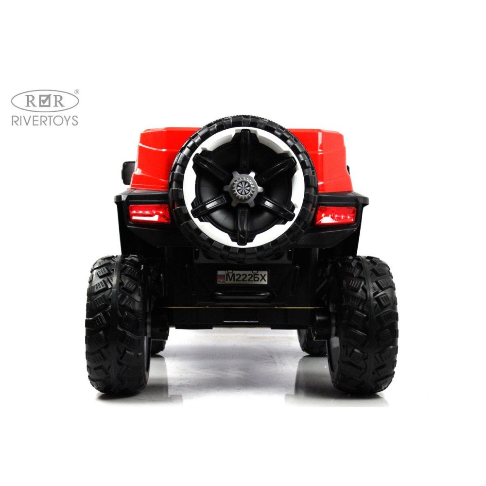 Детская машина Jeep М222БХ красная