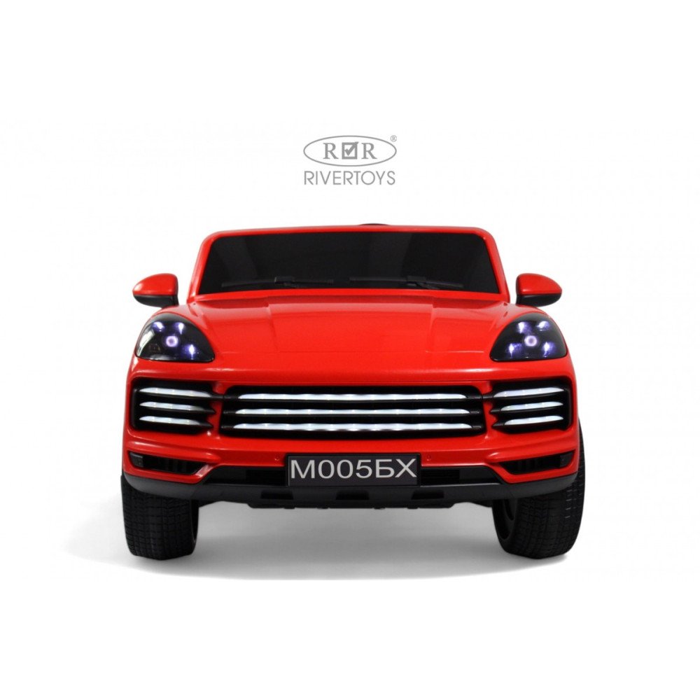 Электромобиль джип Porsche Cayenne М005БХ красный, 12 км/ч