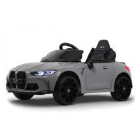 Детский электромобиль BMW M4 (A004AA) серый (RiverToys)