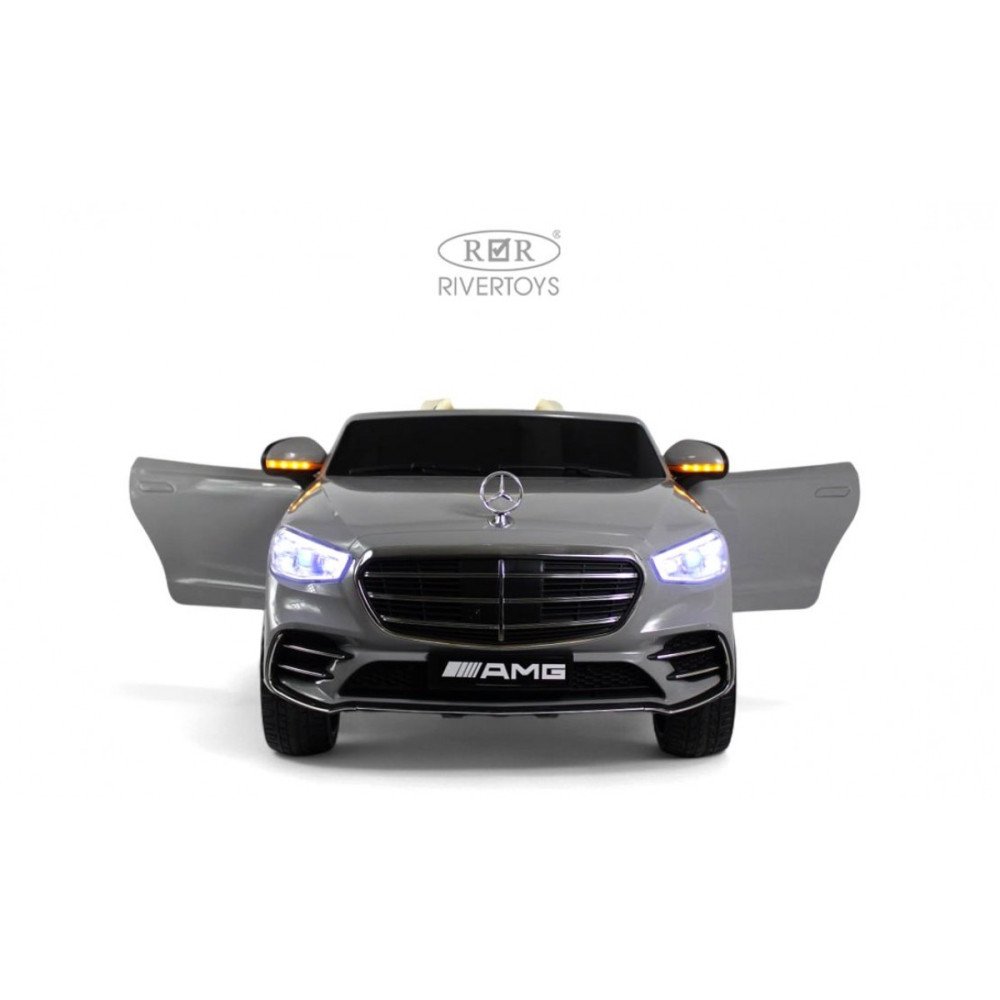 Детский электромобиль М333БХ 4WD серый