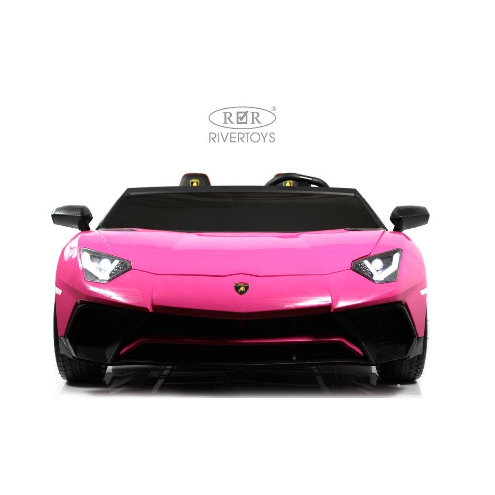 Детский электромобиль Lamborghini Aventador SV (M777MM) розовый