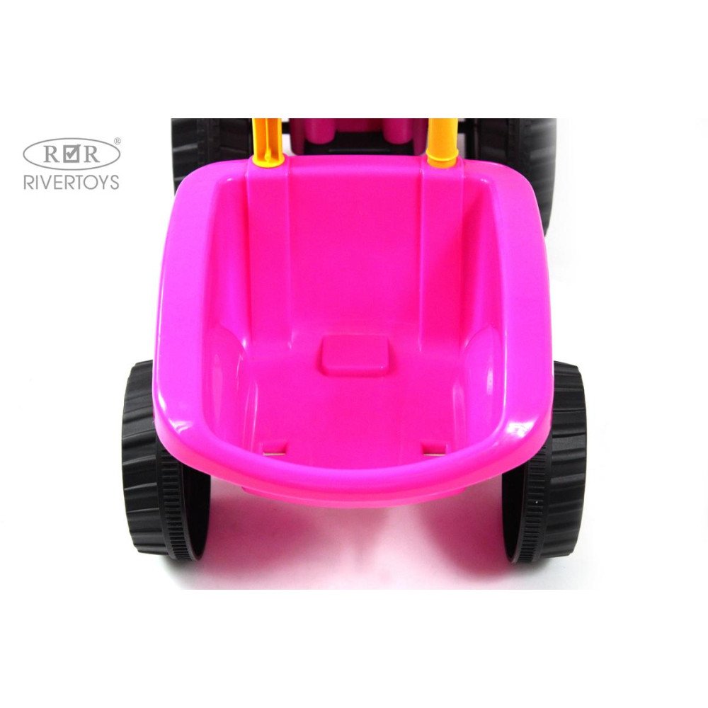 Трактор толокар G101GG розовый