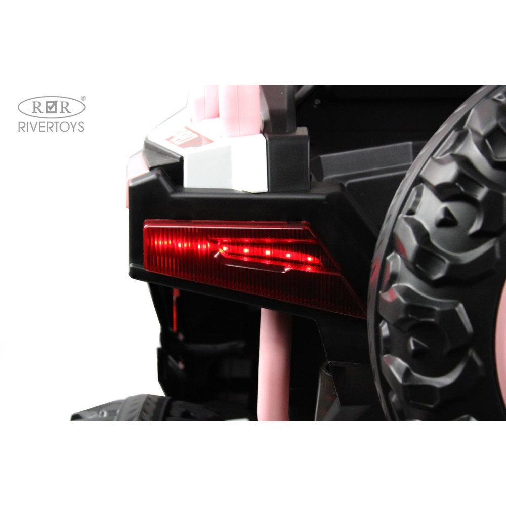 Полноприводный электромобиль багги E001EE розовый