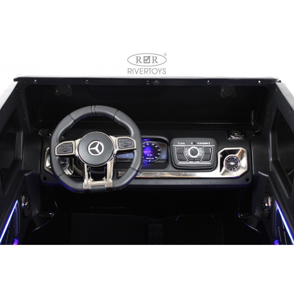 Полноприводный электромобиль Mercedes-AMG G63 (G111GG) 24V черный глянец
